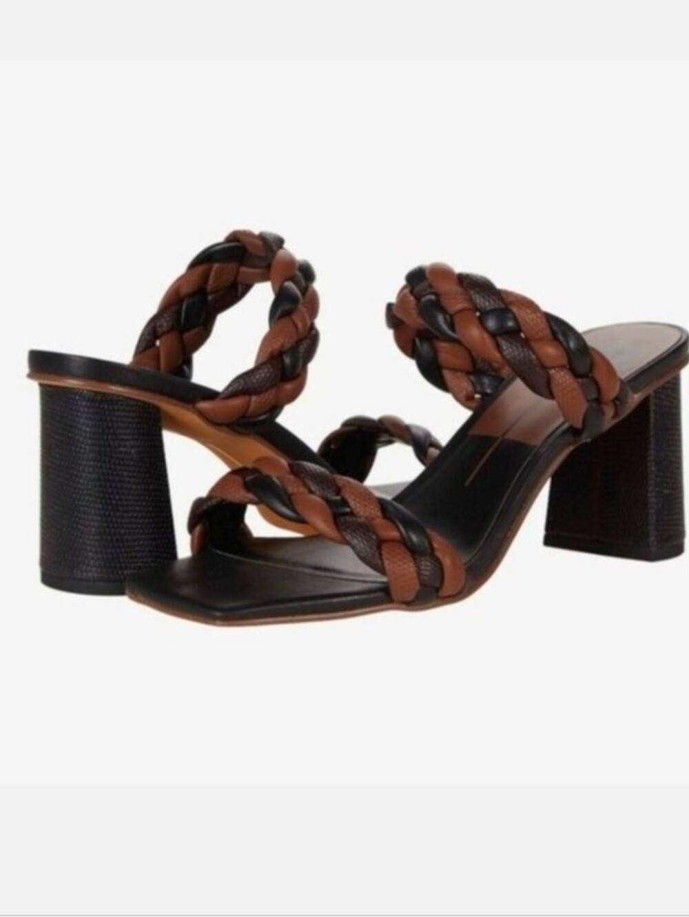 Dolce Vita Paily Sandal Heels Black Espresso Stella New In Box